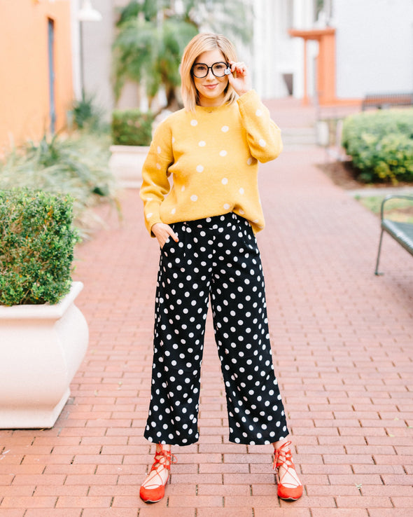 Any & Every Occassion Dotted Pants